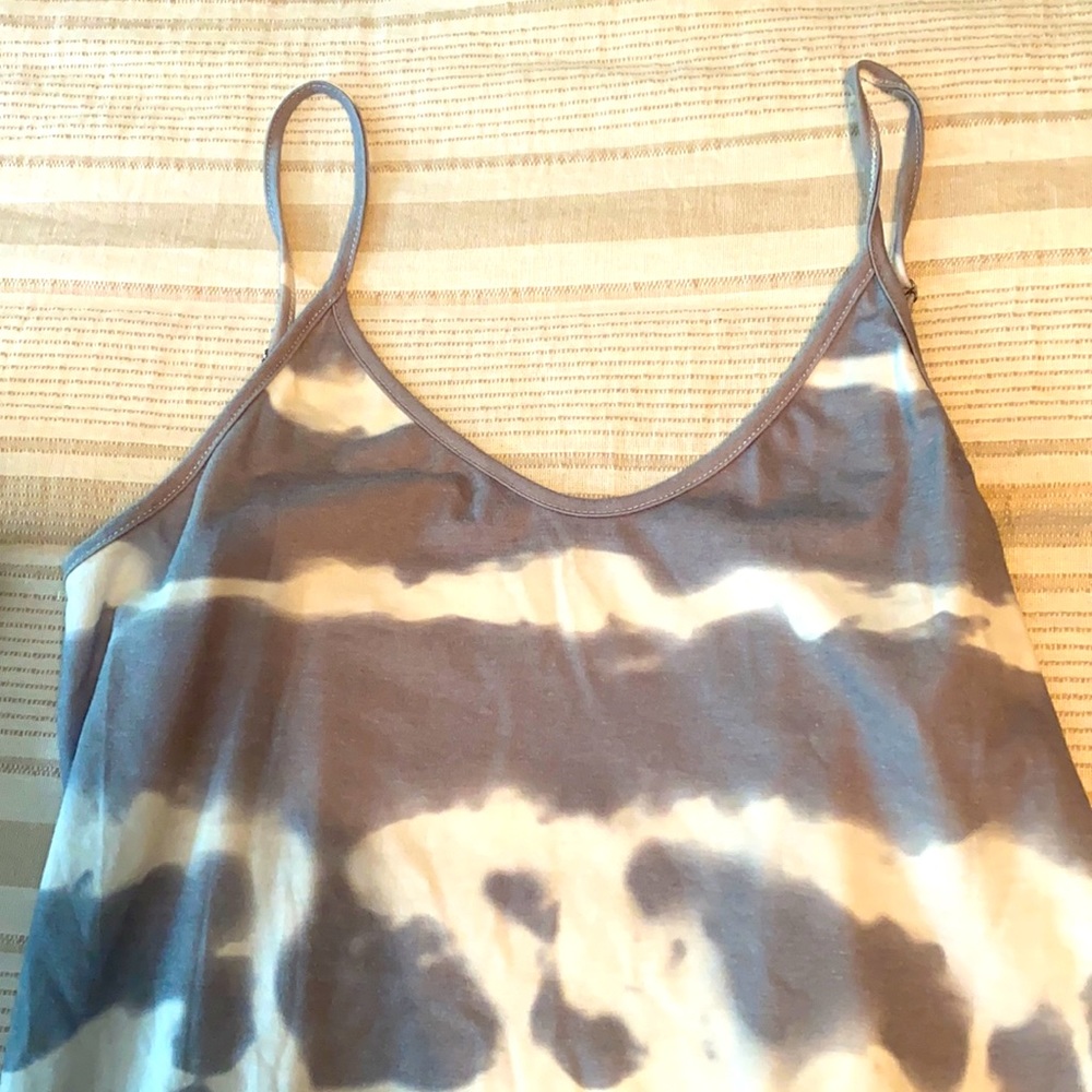 Tie dye maxi dress